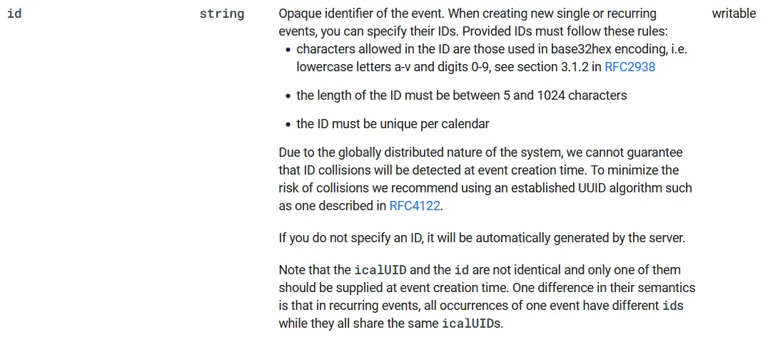 https://developers.google.com/calendar/api/v3/reference/events/insert